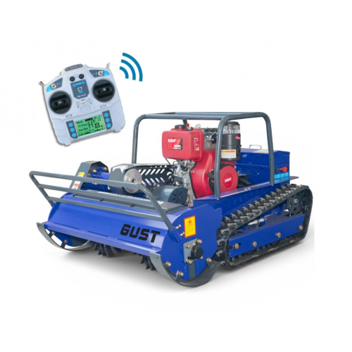 Dīzeļdzinēja mulčētājs - Robot 12 ZS / 2–20 cm / 24 V (GUST 1000)