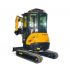 Kāpurķēžu mini ekskavators (ar kabīni, gaisa kondicionieri) 18,9 kW / 2200 apgr./min. / 5,1 litri / 16 MPa ENZO (HT-25J)