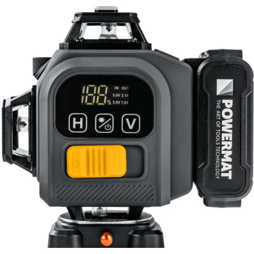 16 līniju lāzerlīmeņrādis ar 360 grādu skata leņķi 4D (PM-PLK-4DM3)