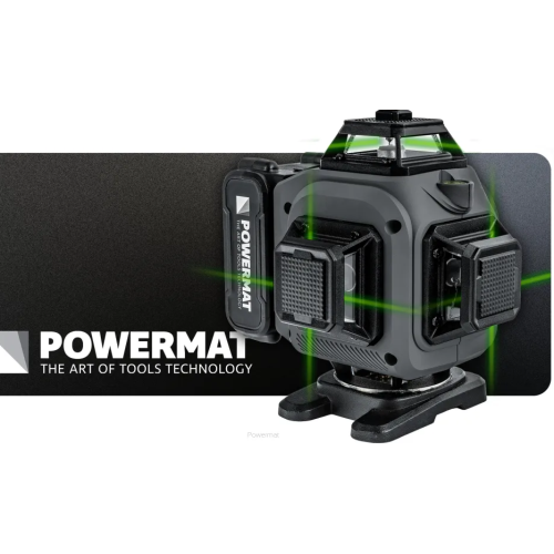 16 līniju lāzerlīmeņrādis ar 360 grādu skata leņķi 4D (PM-PLK-4DM3)