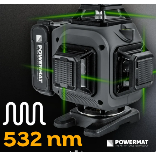 16 līniju lāzerlīmeņrādis ar 360 grādu skata leņķi 4D (PM-PLK-4DM3)