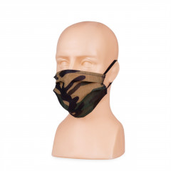 Aizsargājoša sejas maska ​​- zaļa camo