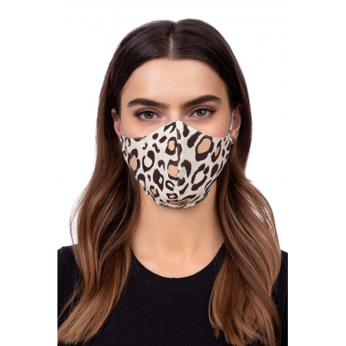 Aizsargājoša sejas maska ​​- profilēta leoparda apdare