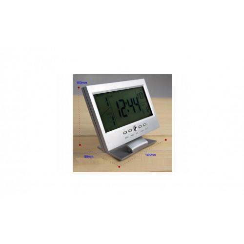Galda pulkstenis, modinātājs, termometrs 01115 V