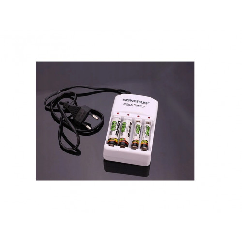 Akumulatora lādētājs AA un AAA baterijām (02015 V)