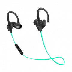 Sporta Bluetooth austiņas melni zaļas EH188G