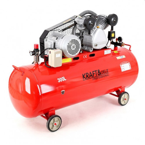 Gaisa kompresors 300L 400V separators + komplekts KD1410  KRAFT & DELE