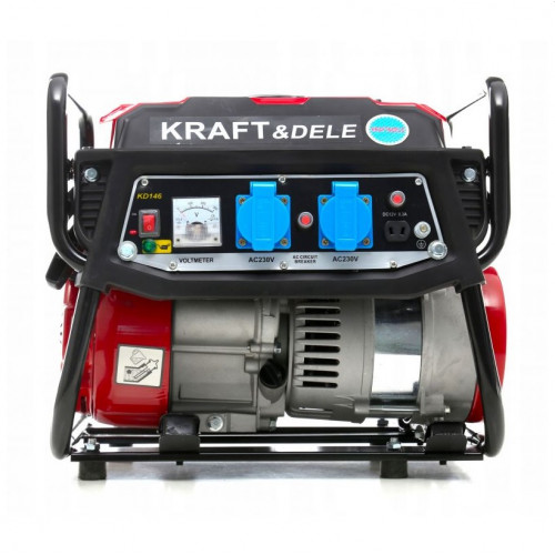 Benzīna ģenerators 12 / 230V 1500W KD146 KRAFT & DELE