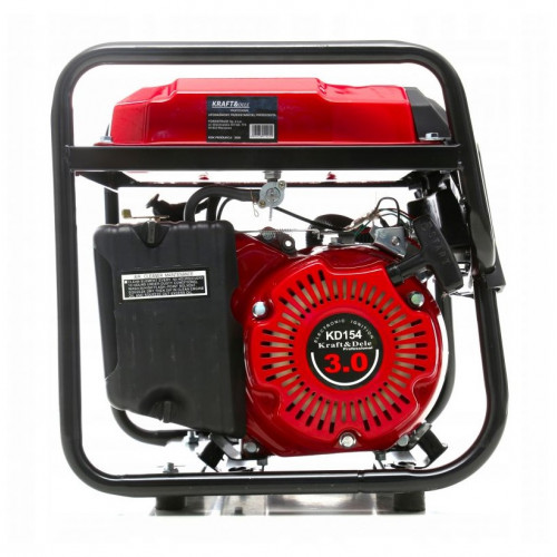 Benzīna ģenerators 12 / 230V 1500W KD146 KRAFT & DELE