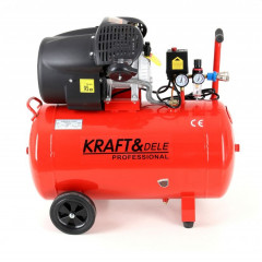 Gaisa kompresors 100L Kraft&dele + digitāla gaisa pistole (KD1483)
