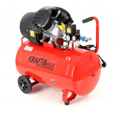 Gaisa kompresors 100L Kraft&dele + digitāla gaisa pistole (KD1483)