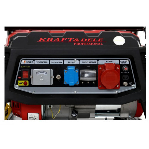 Генератор 380/230/12V, 3000W от Kraft&Dele (KD139)