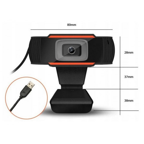 Web kamera datoram ar iebūvētu mikrofonu 1080p (DUXO WebCam - X13)