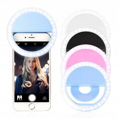 Gredzena LED selfie lampa telefonam 2W (B3A AD25)