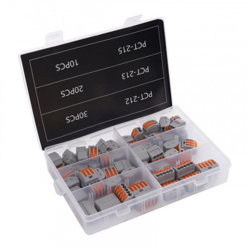 Ātro savienojumu komplekts stieplēm 60 gab. KD10496