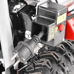 Benzīna sniega tīrītājs - pūtējs ar elektrisko startu un lukturi 6.5 z.s. (HECHT 9555SE)