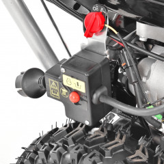 Benzīna sniega tīrītājs - pūtējs ar elektrisko startu un lukturi 6.5 z.s. (HECHT 9555SE)