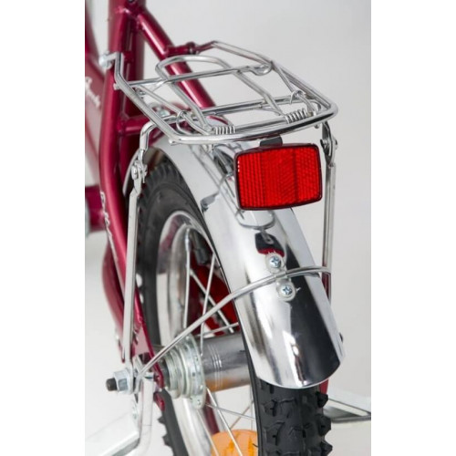 Bērnu velosipēds BMX 12 ar vadstieni augums 84 - 100 - sarkans 1202