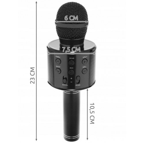 Karaoke bezvadu bluetooth mikrofons (GT2, G78, 8995, XA042)