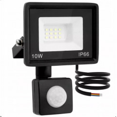 Prožektors LED ar kustības sensoru 10w ip66 (HN PAD10WS))