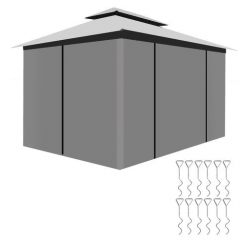 Dārza paviljons - nojume 3x4m ar moskītu tīklu (00012171)