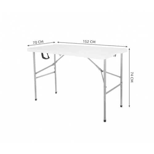 Saliekamais dārza galds 120/60/75 cm (00009996, G237)