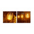 Saules dārza lampa - 4 lāpu komplekts 7/7/58cm XXL (00015376)