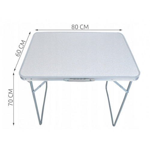 Saliekams tūristu / kempinga galds 80x60x70cm (00005630, V 14440, 23500)