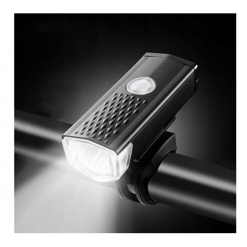 Velospipēda LED gaisma / lukturis, 3 režīmi (02489)