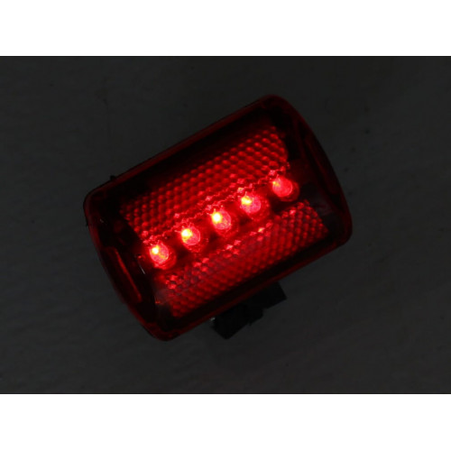 Velospipēda LED gaisma / lampa, 6 režīmi (02490)