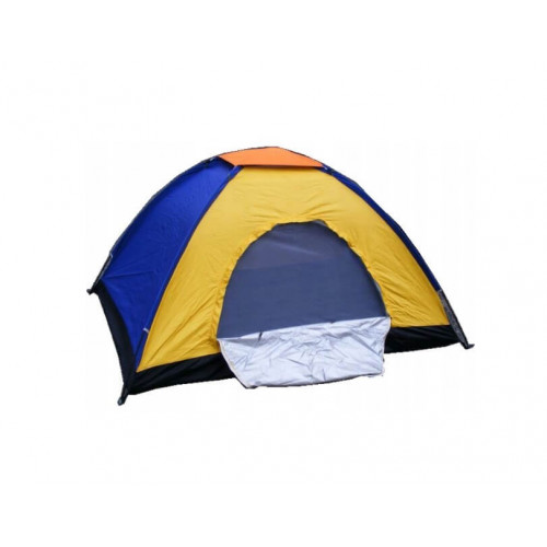 Kempinga tūristu telts ar moskītu tīklu 200x200x130cm 5 personām (HN0482)