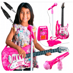 Mūzikas komplekts bērniem ģitāra ar pastiprinātāju (00004709)