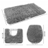 Vannas paklājs - komplekts - pelēks (00008312)