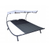Divvietīga atpūtas gulta / šezlongs ar jumtu 200x175x155cm (G2166)