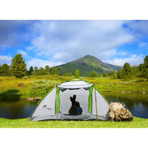 Tūristu telts 2-4 personām, Montana 200/200/110cm (00010120)