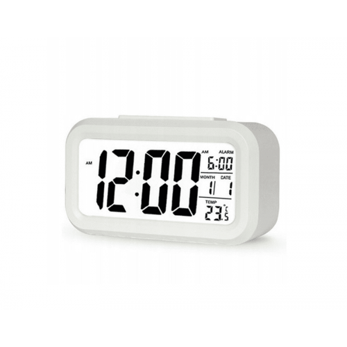 Pulkstenis ar modinātāju, termometru un kalendāru (HN0496)