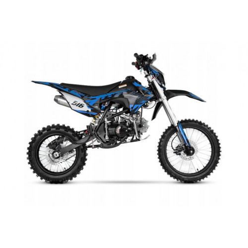 Motocikls Cross XTR 616 125 cm3 17/14 (Rokas + Elektriskais starts)