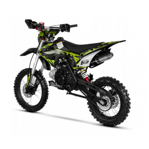 Motocikls Cross XTR 616 125 cm3 17/14 (Rokas + Elektriskais starts)