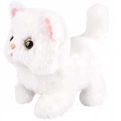 Interaktīvs balts kaķēns (00011408)