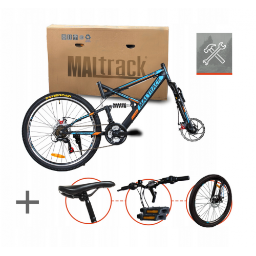 Kalnu velosipēds 18" - 26" MTB MalTrack  (107762)