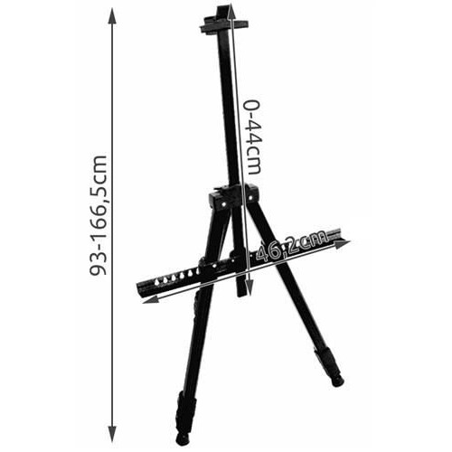 Molberts - statīvs gleznošanai ar ērtu maisu pārnēsāšanai no Maaleo (00000553, D105)