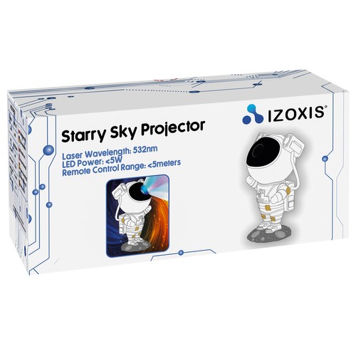   LED zvaigžņu galaktikas projektors Izoxis (21857)