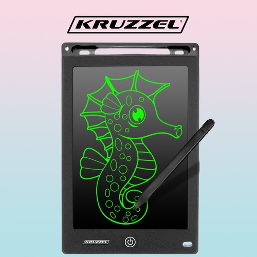 Zīmēšanas planšete 10" melna XL KRUZZEL (22455)