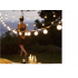 JohnGreen 380cm saules gaismas vītnes baltas,20 LED (SDH1094)